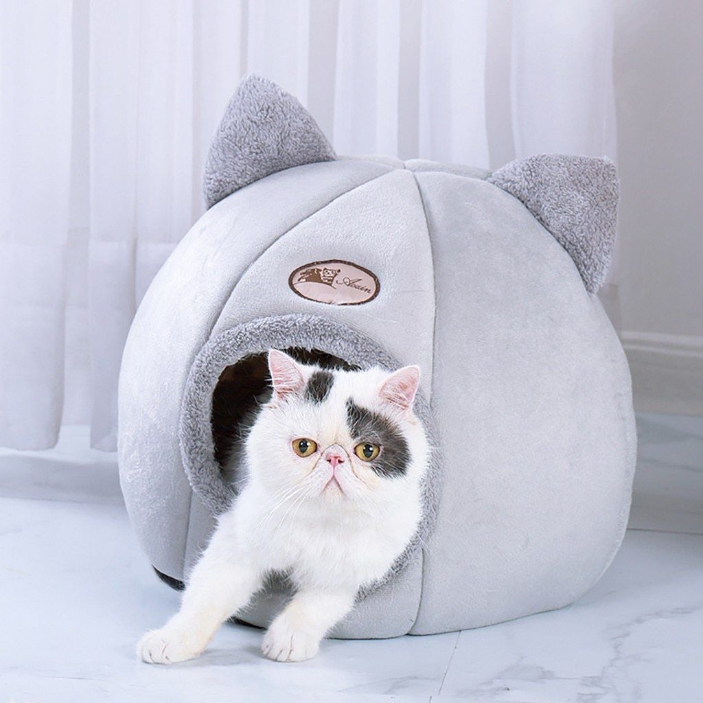 ComfyHouse™ - Niche pour chat ultra confortable - Tout Félins